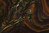 Polished Tiger Iron Stromatolite - Billion Years #129347-1